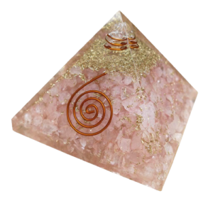 Orgonite Rose Quartz Pyramid - 65mm